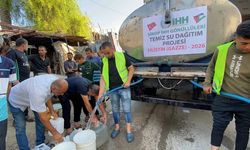 Sinop İnsani Yardım Derneği Gazze’de temiz su dağıttı
