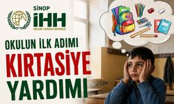 Sinop İnsani Yardım Derneği’nden 75 yetime kırtasiye desteği