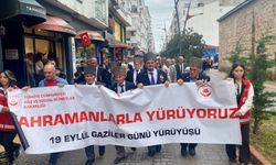 Sinop’ta Gazilere Saygı Yürüyüşü gerçekleştirildi