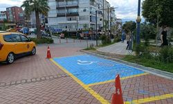 Sinop’ta motosiklet ve engelli araçları için park alanı oluşturuldu