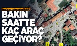 Sinop’ta trafiğin en yoğun olduğu nokta ölçüldü!