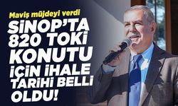 Sinop’ta 820 TOKİ konutu için ihale tarihi belli oldu!