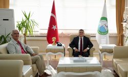 Emekli Albay Ferhat Kuran Vali Özarslan’ı ziyaret etti