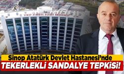 Sinop'ta hasta yakınından hastane yönetimine tepki!