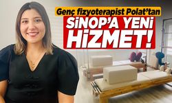 Genç fizyoterapist Polat’tan Sinop’a yeni hizmet
