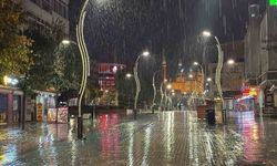 Bolu'da sağanak yağış etkili oldu