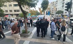 Cadde ortasında darbedildi