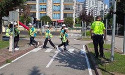 İlkadım'da çocuklar trafik bilinci kazanarak büyüyor