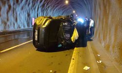 Tünelde trafik kazası: 3 yaralı