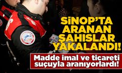 Sinop’ta narkotik suçuyla aranan 2 şahıs yakalandı