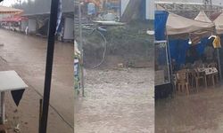 Boyabat Panayırı sağanağa teslim oldu!