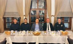 İlçe Jandarma Komutanı Doğu Kan Altın’a veda yemeği