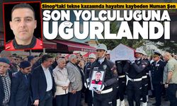 Sinop’taki tekne kazasında hayatını kaybeden Şen dualarla uğurlandı