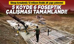 Sinop kırsalında 12 milyon liralık alt yapı yatırımı!