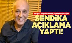 Sinop’ta yoğun bakımda yaşanan olayla ilgili sendikadan açıklama