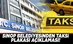 Sinop Belediyesi’nden taksi plakası gündemine ilişkin açıklama