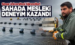 Sinop'ta öğrenciler midye hasadını sahada öğrendi