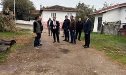 Saraydüzü’nde üç köy için parke yol incelemesi