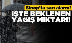 Sinop için “çok kuvvetli” yağış uyarısı!