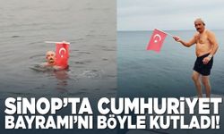 Sinop’ta Cumhuriyet Bayramı’nı böyle kutladı!