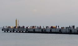 Sinop İskelesi amatör balıkçıların akınına uğradı