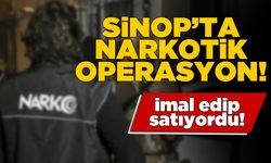 Sinop’ta madde imal edip satan şahıs yakalandı