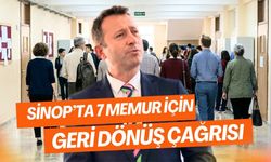 Sinop'ta 7 memur tartışması! Sendikadan tepki