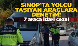 Sinop’ta yolcu taşıyan araçlara yönelik denetim!