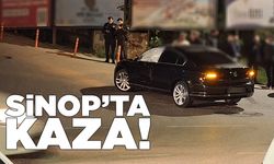 Sinop’ta gece saatlerinde kaza