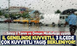 Sinop İl Tarım ve Orman Müdürlüğü uyardı: "Tedbirli olun"