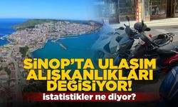 Sinop'ta motosiklet sayısında dikkat çeken artış