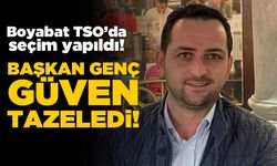 Boyabat TSO’da Abdullah Genç güven tazeledi