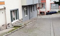 Harmanyeri Sokak’ta kaldırım çalışması