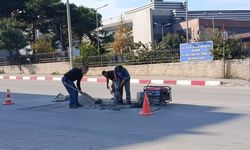 Sinop'ta hasarlı rögarlar onarılıyor