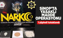 Narkotik operasyonda 1 şüpheli tutuklandı