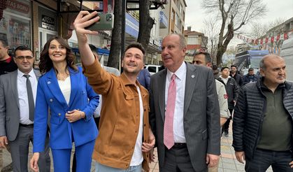 Memleket Partisi Genel Başkanı İnce, seçim çalışmalarını Balıkesir'de sürdürdü