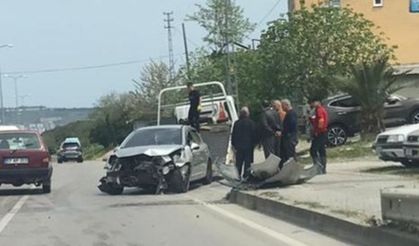Sinop'ta trafik kazası