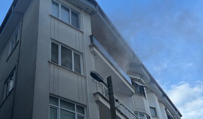 Apartman dairesinde çıkan yangın söndürüldü