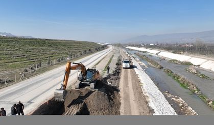 Yol genişletme çalışmaları sürüyor