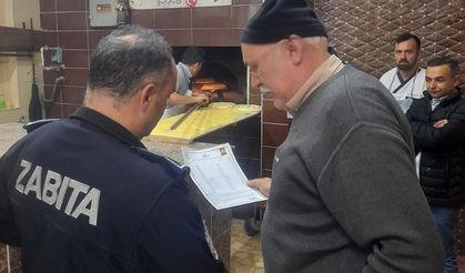 Zabıta ekiplerinden fırınlara denetim
