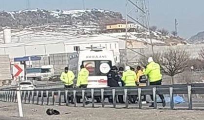 Motosiklet sürücüsü hayatını kaybetti