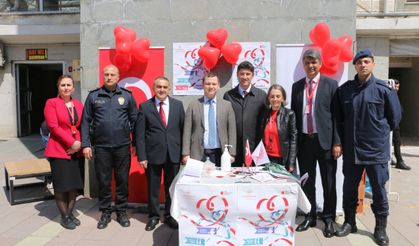 Kalp sağlığına dikkat çekmek için stant açıldı