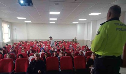 406 öğrenciye trafik eğitimi verildi