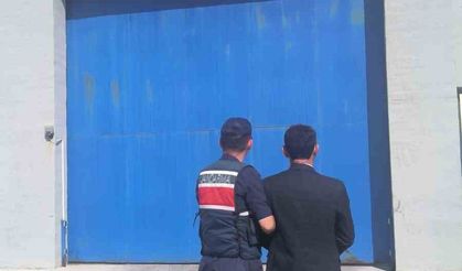 Hapis cezasıyla aranan şahıs jandarmadan kaçamadı