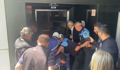 Şeşen’in cenazesi asansörde mahsur kaldı