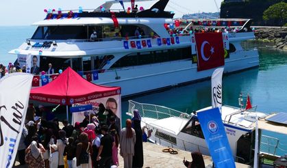 Çocuklar için gemi turu düzenlendi