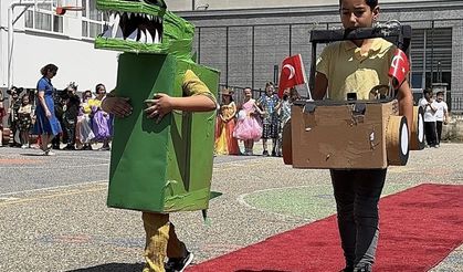 İlkokulda geri dönüşüm etkinliği düzenlendi
