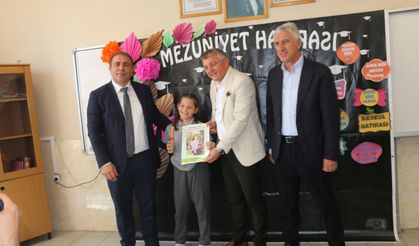 Öğrenciler karne sevinci yaşadı