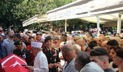 Hayatını kaybeden astsubay son yolculuğuna uğurlandı