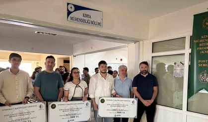 OMÜ Kimya Mühendisliği öğrencilerinden yıl sonu sergisi